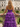 Strapless Ruched Cut Side Lace Up Long Ball Gown Prom Dress With Split in Purple