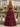 Strapless Ruched Cut Side Lace Up Long Ball Gown Prom Dress With Split in Burgundy