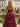 Strapless Ruched Cut Side Lace Up Long Ball Gown Prom Dress With Split in Burgundy