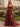 Strapless Ruched Cut Side Lace Up Long Ball Gown Prom Dress With Split in Burgundy