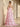 Ruched Bust Sweetheart Neck Ruffle Hem Long Ball Gown Prom Dress With Slit in Pink