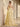 Ruched Bust Sweetheart Neck Ruffle Hem Long Ball Gown Prom Dress With Slit in Yellow