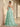 Ruched Bust Sweetheart Neck Ruffle Hem Long Ball Gown Prom Dress With Slit in Mint Green
