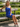One Shoulder Lace Up Midi Sheath Prom Dress in Royal Blue