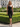 One Shoulder Lace Up Midi Sheath Prom Dress in Black