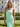 One Shoulder Lace Up Midi Sheath Prom Dress in Mint Green