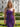 One Shoulder Lace Up Midi Sheath Prom Dress in Purple