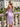 One Shoulder Lace Up Midi Sheath Prom Dress in Lilac