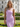 One Shoulder Lace Up Midi Sheath Prom Dress in Lilac