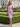 One Shoulder Lace Up Midi Sheath Prom Dress in Lilac