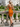 One Shoulder Backless Lace Up Mini Sheath Prom Dress in Burnt Orange