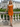 One Shoulder Backless Lace Up Mini Sheath Prom Dress in Burnt Orange