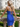 One Shoulder Backless Lace Up Mini Sheath Prom Dress in Royal Blue