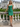 One Shoulder Backless Lace Up Mini Sheath Prom Dress in Emerald Green