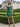 One Shoulder Backless Lace Up Mini Sheath Prom Dress in Emerald Green