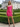 One Shoulder Backless Lace Up Mini Sheath Prom Dress in Hot Pink
