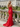 One Shoulder Lace Up Mermaid Maxi Formal Dress With Split in Red