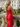 One Shoulder Lace Up Mermaid Maxi Formal Dress With Split in Red