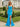 Tank One Shoulder Lace Up Long Mermaid Prom Dress With Split in Blue