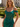 Off Shoulder Embroidery Lace Up Long Mermaid Prom Dress With Split in Emerald Green