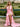 Sexy Halter Backless Long Mermaid Prom Dress With Drop in Pink