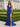 Halter Backless Zipped Long Mermaid Prom Dress With Split in Royal Blue