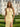 Halter Backless Zipped Long Mermaid Prom Dress With Split in Yellow