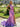 Backless Halter Long Mermaid Prom Dress With Split in Purple