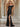 Wrinkled Off Shoulder Trumpet Long Prom Dress - Black