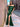 Wrinkled Off Shoulder Trumpet Long Prom Dress - Emerald Green