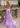 Off Shoulder Hot Fix Illusion Sheer Bodice Lace Up Long Mermaid Prom Dress With Drop in Lavender