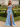 Off Shoulder Hot Fix Illusion Sheer Bodice Lace Up Long Mermaid Prom Dress With Drop in Sky Blue