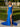 Tank Ruffle Shoulder Backless Long Mermaid Prom Dress With Split in Royal Blue