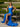 Tank Ruffle Shoulder Backless Long Mermaid Prom Dress With Split in Royal Blue