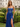 Sparkly Bodice Sheer Ruched Lace Up Long Mermaid Prom Dress With Split in Royal Blue
