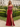 Sparkly Bodice Sheer Ruched Lace Up Long Mermaid Prom Dress With Split in Red