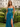 Sparkly Bodice Sheer Ruched Lace Up Long Mermaid Prom Dress With Split in Blue