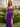 Sparkly Bodice Sheer Ruched Lace Up Long Mermaid Prom Dress With Split in Purple