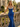 Sparkly Bodice Scoop Neck Satin Long Prom Mermaid Evening Dress in Royal Blue