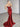 Scoop Neck Satin Long Evening Dress - Red