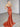 Scoop Neck Satin Long Evening Dress - Orange