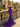 Sparkly Bodice Scoop Neck Satin Long Prom Mermaid Evening Dress in Purple