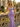 Sparkly Bodice Scoop Neck Satin Long Prom Mermaid Evening Dress in Lilac