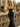 Sparkly Bodice Scoop Neck Satin Long Prom Mermaid Evening Dress in Black