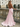 Scoop Neck Backless Long Mermaid Prom Dress With Drop in Pink