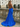 Scoop Neck Backless Long Mermaid Prom Dress With Drop in Royal Blue