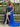 Scoop Neck Backless Long Mermaid Prom Dress With Drop in Royal Blue