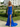 Scoop Neck Backless Long Mermaid Prom Dress With Drop in Royal Blue