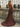 Scoop Neck Backless Long Mermaid Prom Dress With Drop in Burgundy