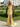 Scoop Neck Backless Long Mermaid Prom Dress With Drop in Yellow
